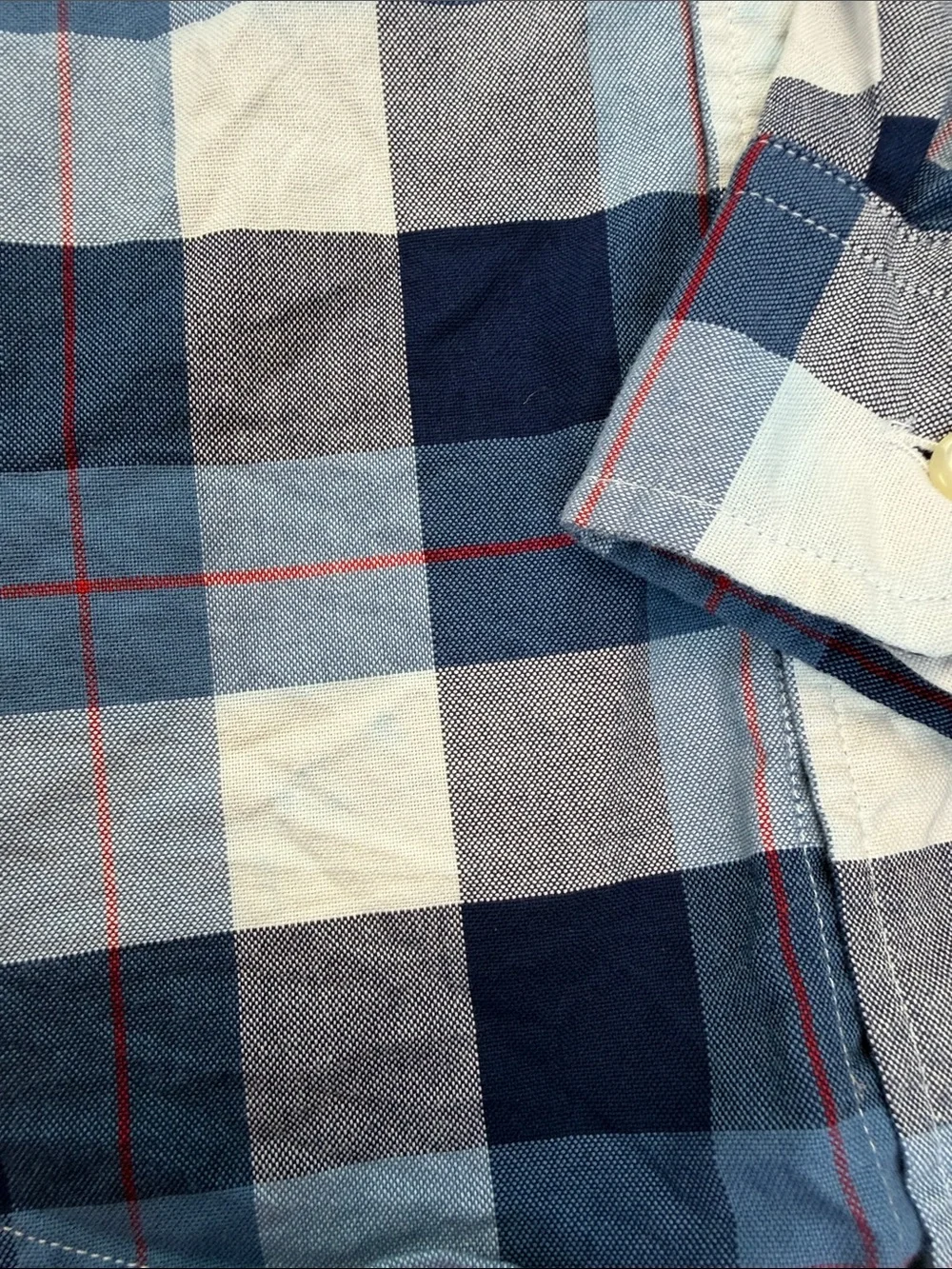 Ralph Lauren Blue Plaid Button-Down Shirt